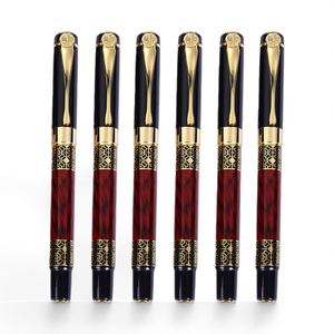 Pluma Estilográfica de Metal con Patrón de Madera Vintage, Personalizada, de Alta Calidad, para Estudiantes, de Lujo, con Logotipo - Product Image 1