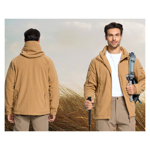 SIVI <strong>Men's</strong> Hunting Clothes Fleece Jackets Ranger Green Tactical Sport Warm Fleece Outdoor Windproof Warm Winter Coats Jacket - Product Image 2