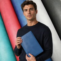 Nouveau Matériau en Vinyle PU Thermosensible à Changement de Couleur 2024 pour Couverture de Livre, Reliure de Cahier et Boîte