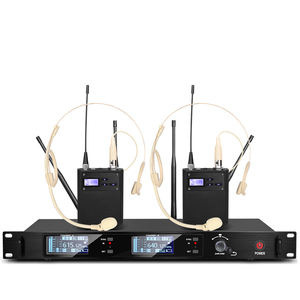 Micrófono Inalámbrico Profesional Portátil UHF DR80A, Conjunto de Micrófono de Diadema para Enseñanza, Predicación y Conferencias - Product Image 1