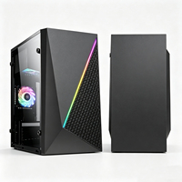 Boîtier PC Gaming OEM Personnalisé Meway, Panneau Frontal en Maille, Tour Micro ATX en Acier SPCC, Support Alimentation ATX, Châssis de Bureau, 1 Ventilateur, Taille Personnalisée, En Stock