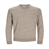 Maßgefertigter Herren-Polyester/Baumwoll-Deckenpullover mit Charaktermuster, Gestrickte Wandteppiche, Übergroße Streetwear, Knitterfrei