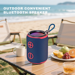 Party <b>Small</b> Wireless <b>Speaker</b> 360 Degree Stereo Subwoofer Waterproof with RGB Lighting 10W Mini Portable BT <b>Speaker</b> - Product Image 2