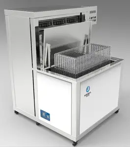 GW-SONIC Industrial ultrasonic cleaner for auto parts DPF engine block carbon cleaning machine with oil filter system