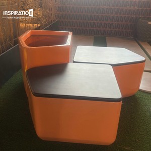 Banc <span class=keywords><strong>d</strong></span>'extérieur créatif en PRV pour hôtel, idéal pour l'aménagement <span class=keywords><strong>autour</strong></span> des arbres - Product Image 2