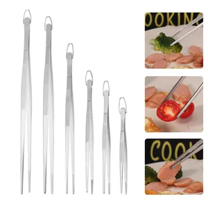 MultiFunctional Kitchen Serving Tong With Fine Serrated Tips Stainless Steel Cooking Tool