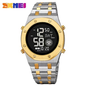 Chất lượng cao SKM lớn tấm tròn sinh viên thời trang thép dải Đồng hồ đa chức năng thể thao không thấm nước IP68 Đồng hồ điện tử - Product Image 3