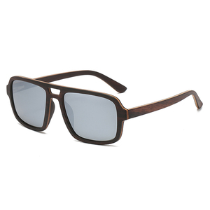 Gafas de Sol Unisex de Madera de Ébano con Logotipo Personalizado, Polarizadas TAC UV400, Venta al Por Mayor - Product Image 3