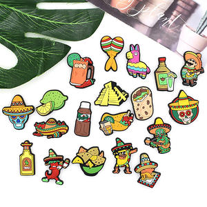Accesorios Personalizados para Zapatos de Jardín, Decoración 3D de Dibujos Animados Mexicanos para la Fiesta del Cinco de Mayo, Venta Directa de Fábrica - Product Image 3
