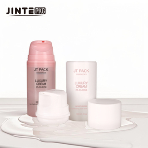 Flacon Airless Cylindrique Personnalisé Marque JINTE Modèle JTC32 pour Liquide Capillaire Réparateur 30ml – Pompe Airless en PP Matériau Soie - Product Image 4