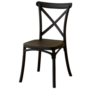 Prix de gros <span class=keywords><strong>Chaise</strong></span> <span class=keywords><strong>contemporaine</strong></span> en plastique PP empilable moulée par injection pour l'extérieur chaises de <span class=keywords><strong>salle</strong></span> <span class=keywords><strong>à</strong></span> <span class=keywords><strong>manger</strong></span> en vrac <span class=keywords><strong>à</strong></span> dossier croisé pour événement de mariage - Product Image 5