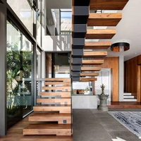 CBMMart Escalier flottant de qualité supérieure au design moderne pour l'intérieur