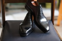 Chaussures en cuir pour jeune gentleman, polyvalentes, formelles, en cuir artisanal, semelle en cuir de vachette, à trois joints