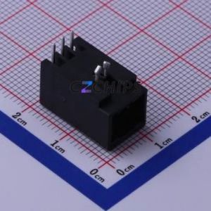 1376135-1 Wire-to-<b>Board</b> <b>Pin</b> Header Bent Lead Through Hole,P=2.5mm Connector 1x3P 2.5mm Right Angle Insert 3P - Product Image 2