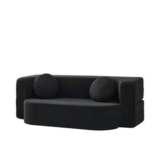 طقم أريكة سرير عصري مضغوط بالتفريغ للشقق الصغيرة، أريكة قماشية قابلة للطي متعددة الاستخدامات لغرفة المعيشة تتسع لشخصين أو ثلاثة - Product Image 5