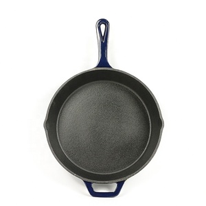 Sartén antiadherente <span class=keywords><strong>para</strong></span> <span class=keywords><strong>la</strong></span> cocina, sartén redonda de hierro fundido de 10 pulgadas con mango, 24cm - Product Image 2