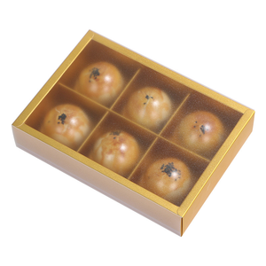 Scatola Dorata Semi-Trasparente per Pasticceria, Confezione Regalo per Pane, <span class=keywords><strong>Biscotti</strong></span> e Caramelle - Product Image 4