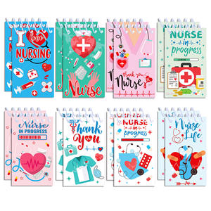 Promosyon toptan tıbbi aksesuarlar doktor hemşire hediye defter set halka kitap - Product Image 5
