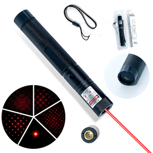 <span class=keywords><strong>Puntero</strong></span> láser rojo portátil con suministro de energía USB | Herramienta móvil de 650nm con control remoto - Product Image 1