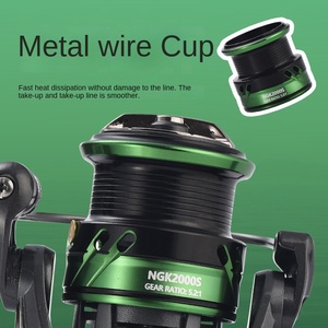 WEIHE Spinning <span class=keywords><strong>Reel</strong></span> 1000-4000 Tamaño 5,2: 1 Carrete de pesca para caña de pescar trucha - Product Image 3