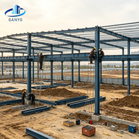 Structure en acier pour petit entrepôt, centre commercial, stockage industriel, conception préfabriquée, fournisseur OEM personnalisé
