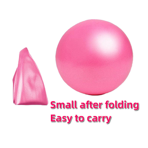 Ballon de Pilates OEM anti-éclatement, petit ballon de yoga et d'équilibre pour exercices de gym, ballon de stabilité de 25 cm, souple et gonflable pour débutants, <span class=keywords><strong>renforcement</strong></span> du tronc - Product Image 5