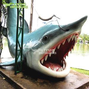 Big Size Fiberglass <strong>Shark</strong> Animal <strong>Sculpture</strong> Marine Life Exhibition - Product Image 5