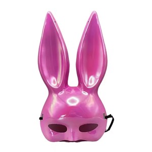 Mascarada brillante Máscara <span class=keywords><strong>de</strong></span> conejo Orejas largas <span class=keywords><strong>Disfraz</strong></span> <span class=keywords><strong>de</strong></span> <span class=keywords><strong>mujer</strong></span> <span class=keywords><strong>para</strong></span> fiesta Bola Rosa Púrpura Blanco - Product Image 6