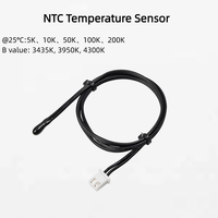 Capteur de température NTC personnalisé 5K 10K pour système de refroidissement de batterie automobile et CVC