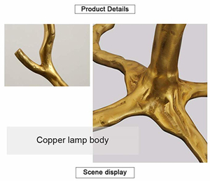 Nordic <strong>Floor</strong> <strong>Lamps</strong> Art <strong>Pink</strong> Ostrich Feather Lampshade <strong>Floor</strong> Light Decorative Glitter Copper Art Standing Lights - Product Image 5