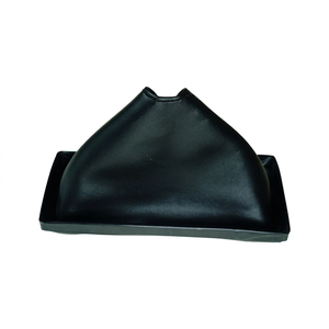 Housse de levier de vitesses en cuir noir sur mesure avec surpiqûres de précision pour pièces intérieures automobiles Fabrication OEM - Product Image 1