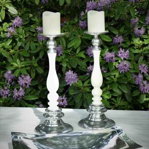 Juego de 2 candelabros de aluminio de pie de Venta caliente para decoración de hoteles para el hogar Decoración de centro de mesa - Product Image 5