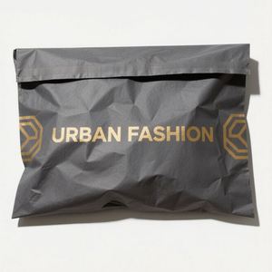 Sacs personnalisés 2025 en polyéthylène écologique, biodégradables, imperméables, résistants à l'humidité et durables pour chaussettes et chaussures, avec logo couleur personnalisé et impression sérigraphique - Product Image 2