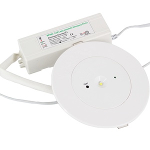 AC2293 القياسية LED مصباح طوارئ قابل لإعادة الشحن البسيطة UFO النازل 3W3hS الطوارئ الإضاءة علامة خروج أستراليا نيوزيلندا - Product Image 1