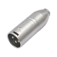 Adaptateur audio équilibré 1/8 TRS femelle vers XLR mâle 3 broches, convertisseur audio micro jack stéréo mini 3,5 mm femelle vers XLR mâle 3 broches