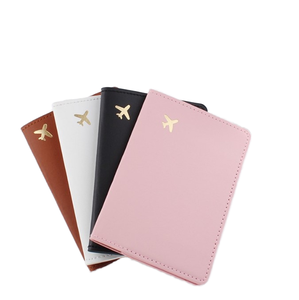 Factory Price Business Card Passport Wallet Women/Men PU Leather Travel Cover with Credit Card Holder Promotional Gift