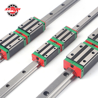 Rails de guidage linéaires CNC de 2000 mm de longueur, rails en acier chromé HGR15