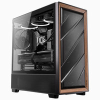 Antec FLUX Mid Tower ATX Case Metal Frame Computer Glass Side Transparent Air Duct Standard 5 Fans 360 Water Cooling