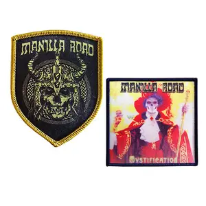 Desain Kustom Lencana Bordir Vampir Sublimasi Patch Bordir untuk Tas Jaket