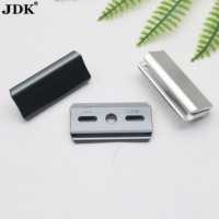 Rasoir de sécurité à double tranchant pour homme, en alliage d'aluminium CNC, avec tête à peigne fermé et poignée moletée lisse