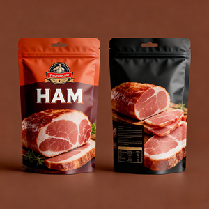 Bolsa <span class=keywords><strong>de</strong></span> Plástico al Vacío Doypack con Impresión Personalizada para Envasar Alimentos Congelados, Dumplings, Carne, Jamón - Product Image 5