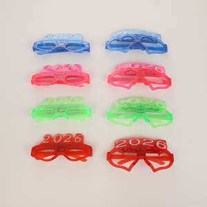 Ánh sáng lạnh <span class=keywords><strong>Led</strong></span> kính, 2026 hạnh phúc năm mới Eyewear với 4 nhấp nháy trái tim và khung nhựa - Product Image 5