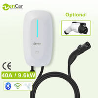 Borne de recharge murale pour véhicules électriques ZENCAR Factory 32A 40A AC 230V avec prise de charge Type 1/NACS pour le marché américain