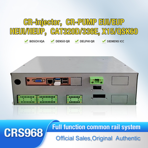 Le testeur de pompe à rampe commune CRS968 entièrement automatique est utilisé pour l'ensemble de débitmètre BIP avec capteur de débit sur le banc d'essai - Product Image 2