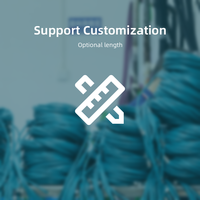 Kabel Ethernet Gigabit opsional Flex tinggi IX-10P ke IX-10P untuk kamera industri Cat.5e