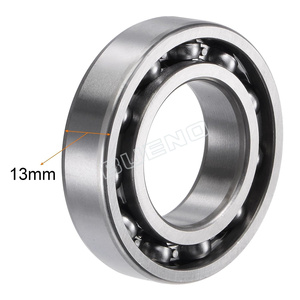 Bantalan Bola Beralur Dalam Bersegel Karet 6006 ZZ 6006 2RS 6006 Terbuka 30x55x13 - Product Image 5