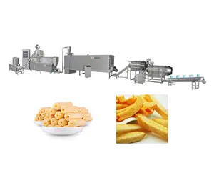 Machines de fabrication commerciale entièrement automatique de snacks feuilletés