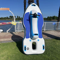 Bateau gonflable électrique Yak Outdoors YKI-31, petit bateau de parc aquatique, bateau de karting aquatique, bateau de surf monoplace, bateau rapide en PVC