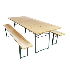 Juego de Cerveza de Madera Rústica de Color Natural y Duradero para Muebles de Exterior - Product Image 1