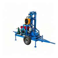 Machine de forage de puits d'eau avancée avec système de contrôle simple pour les tâches de forage professionnelles